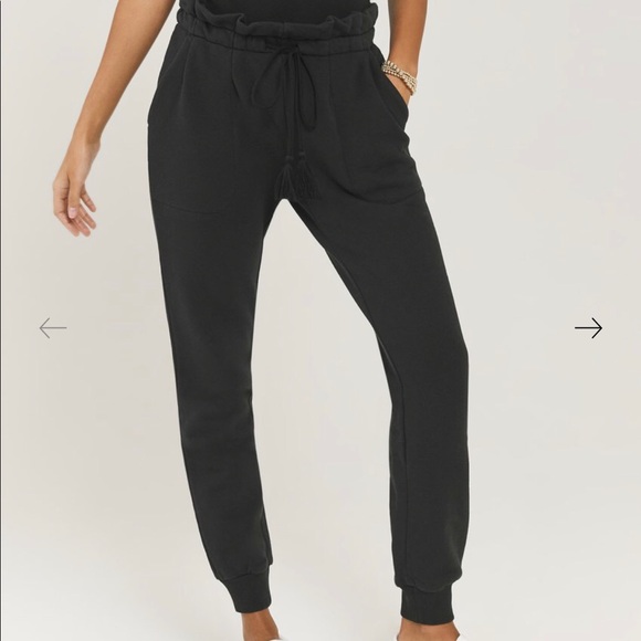 NWT Something Navy Meghan Paperbag Sweatpants XS - Picture 2 of 9